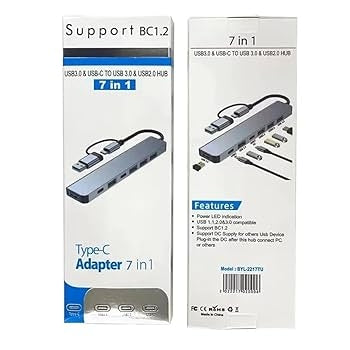 ADAPTADOR MULTIPLE 7 EN 1 A2503-1322