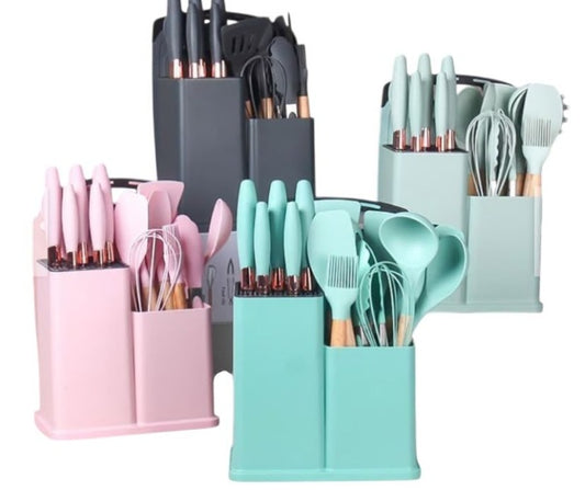 SET DE UTENSILIOS X19PCS