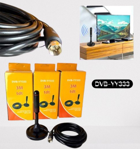 ANTENA TDT 3 METROS DVB-YY333