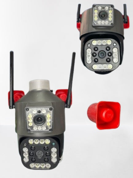 CAMARA DOBLE LENTE CON ALARMA  A2403-502