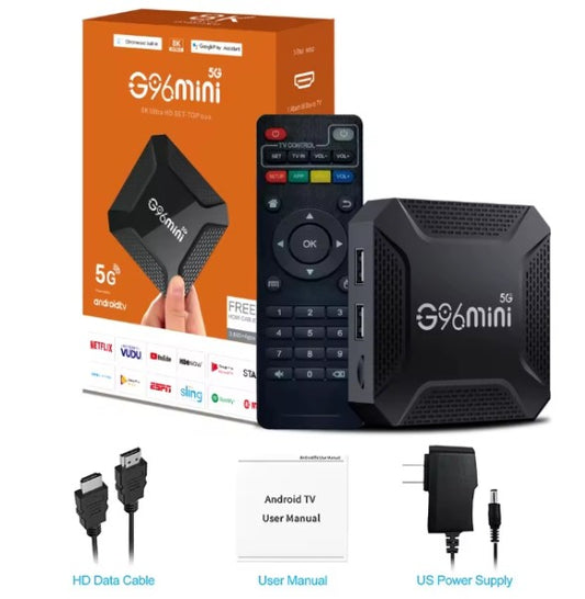 TV BOX G96MINI CAJA COLOR ZAPOTE